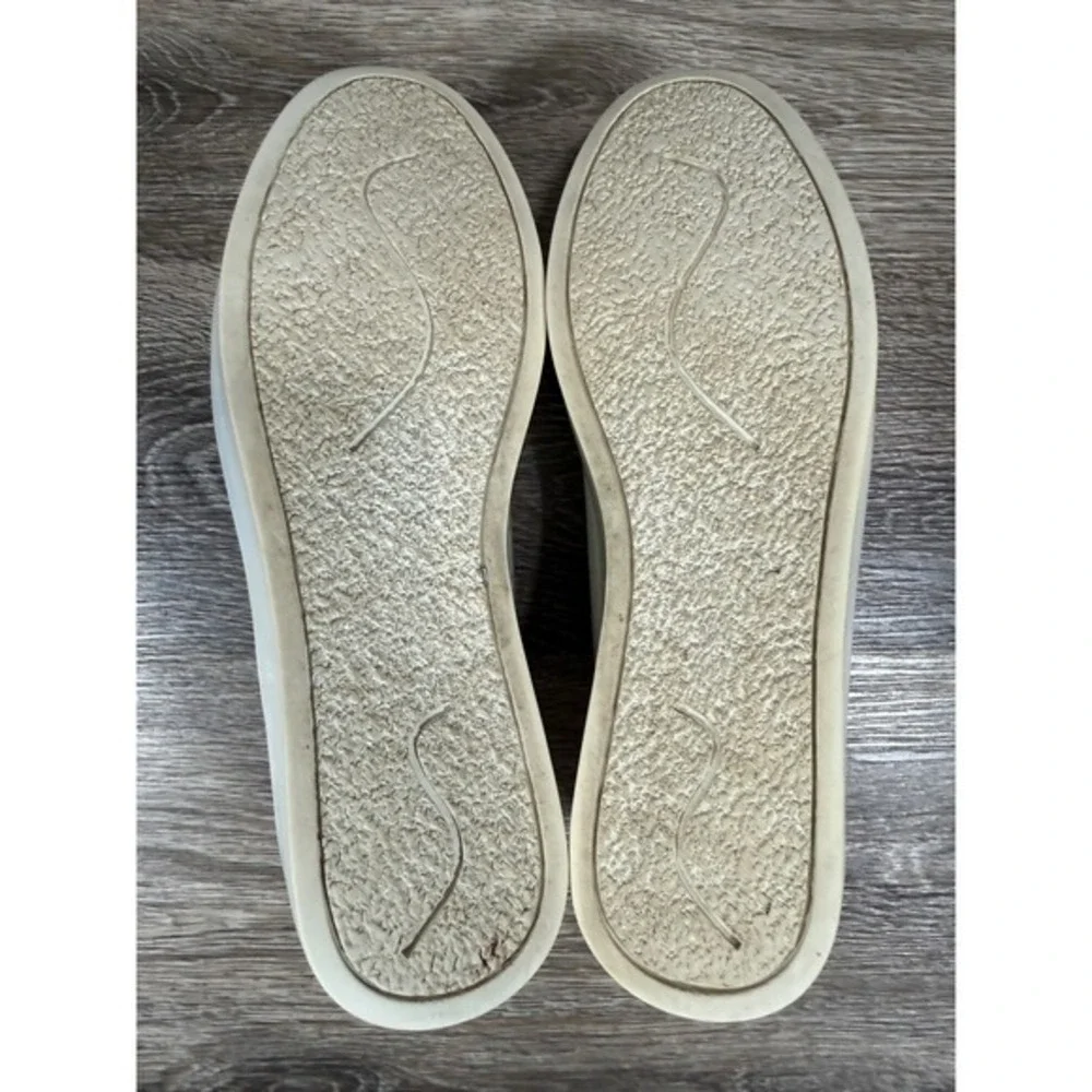 ASOS Shoes White Croc Embossed Platform Sneakers Women's 7 Chunky‎ Sole